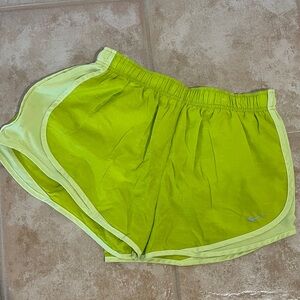 Nike Women's Vibrant Green Athletic Shorts